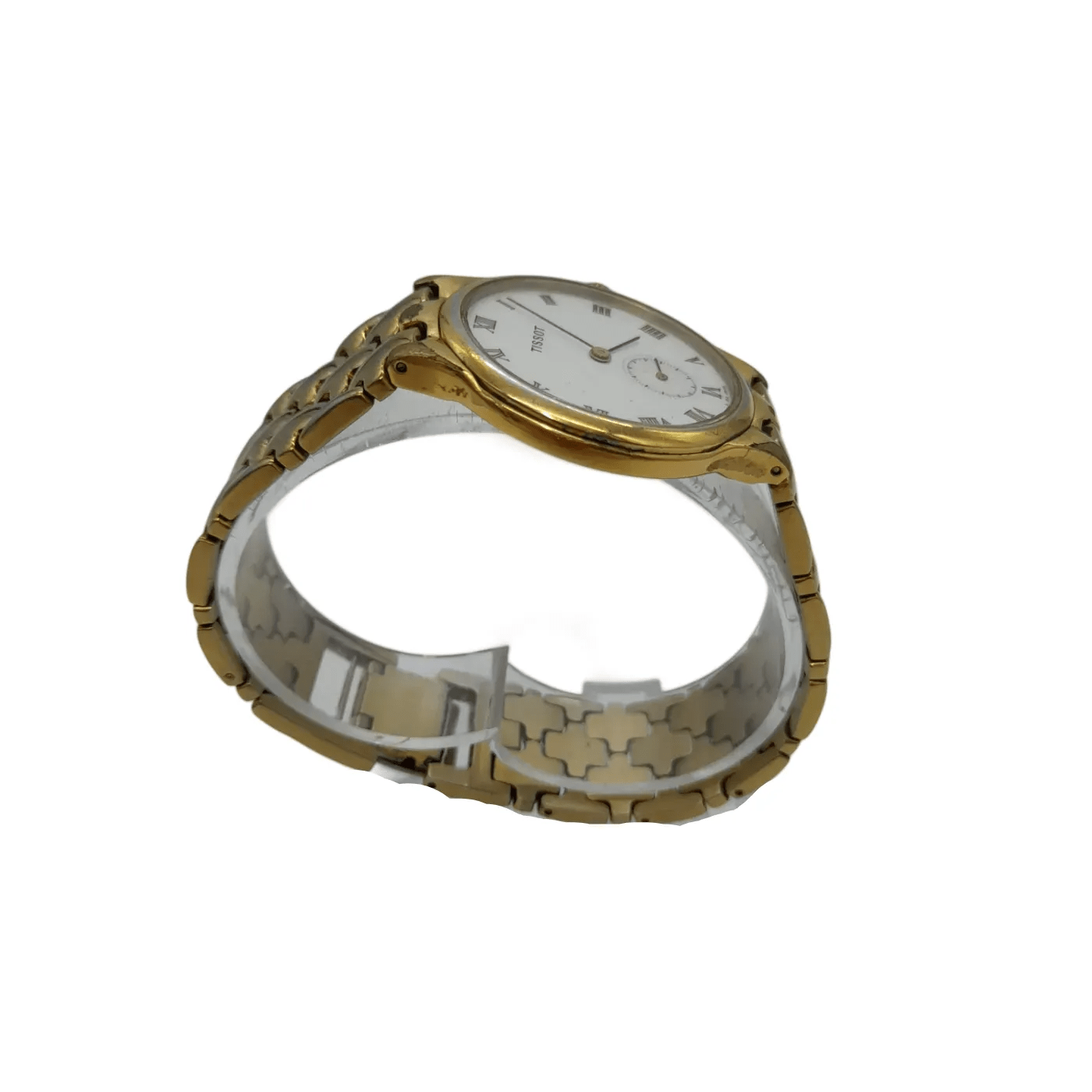 Mens Gold Tissot Watch K 253 Gold Stainless Steel Band – WL 1318942