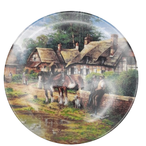 Wedgwood Lunch Break by Chris Howells Fine Bone China Collector’s Plate – Made in England