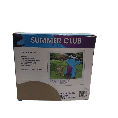 Summer Club Monster Sprinkler With Nozzle attachment