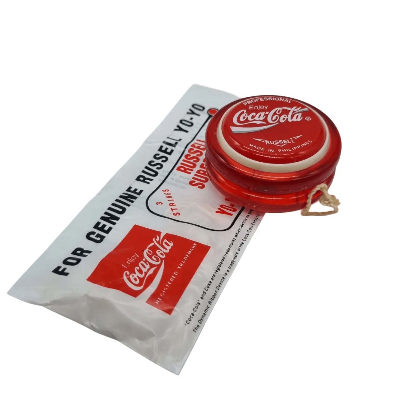 Professional Russell Yo-Yos Coca-Cola 1998 + Spare String – WR 1354306