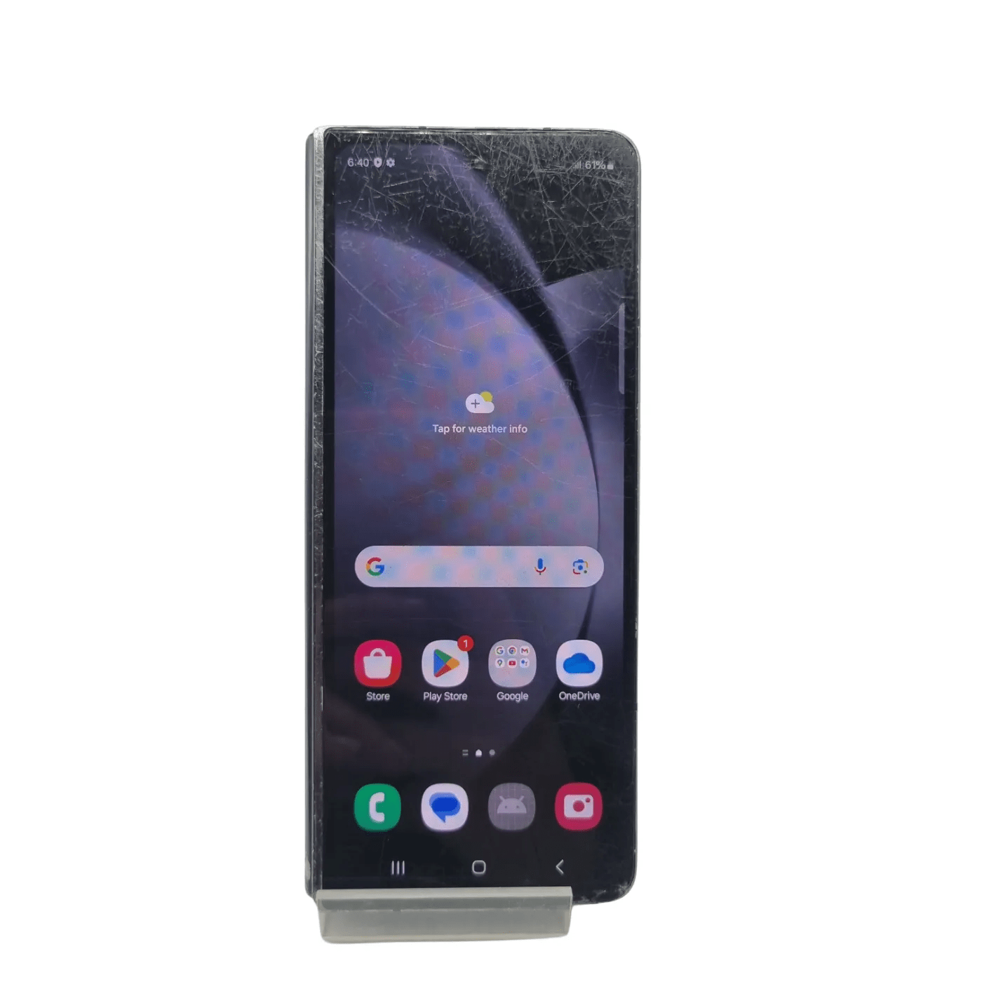 Samsung SM-F946B Mobile Phone 512GB Black Galaxy Z Fold5 Very Scratched and Minor Crack – (WR 1356637)