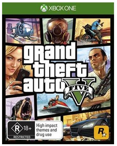 Grand Theft Auto V 5 Xbox One Good Condition No Manaul (LE1355278)