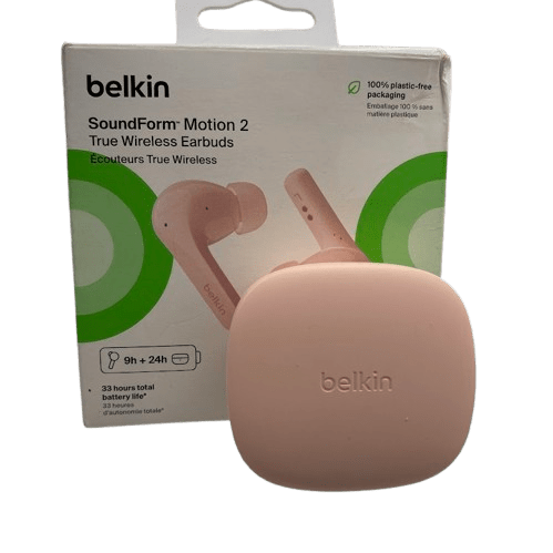 Belkin SoundForm Motion 2 True Wireless Earbuds – Like New with Box