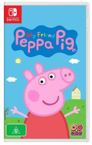 Nintendo Switch My Friend Peppa Pig, Good Condition, With Case No Manual