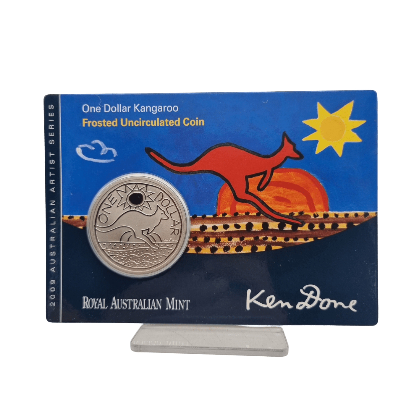 $1 Frosted Uncirculated Coin – Kangaroo by Ken Done