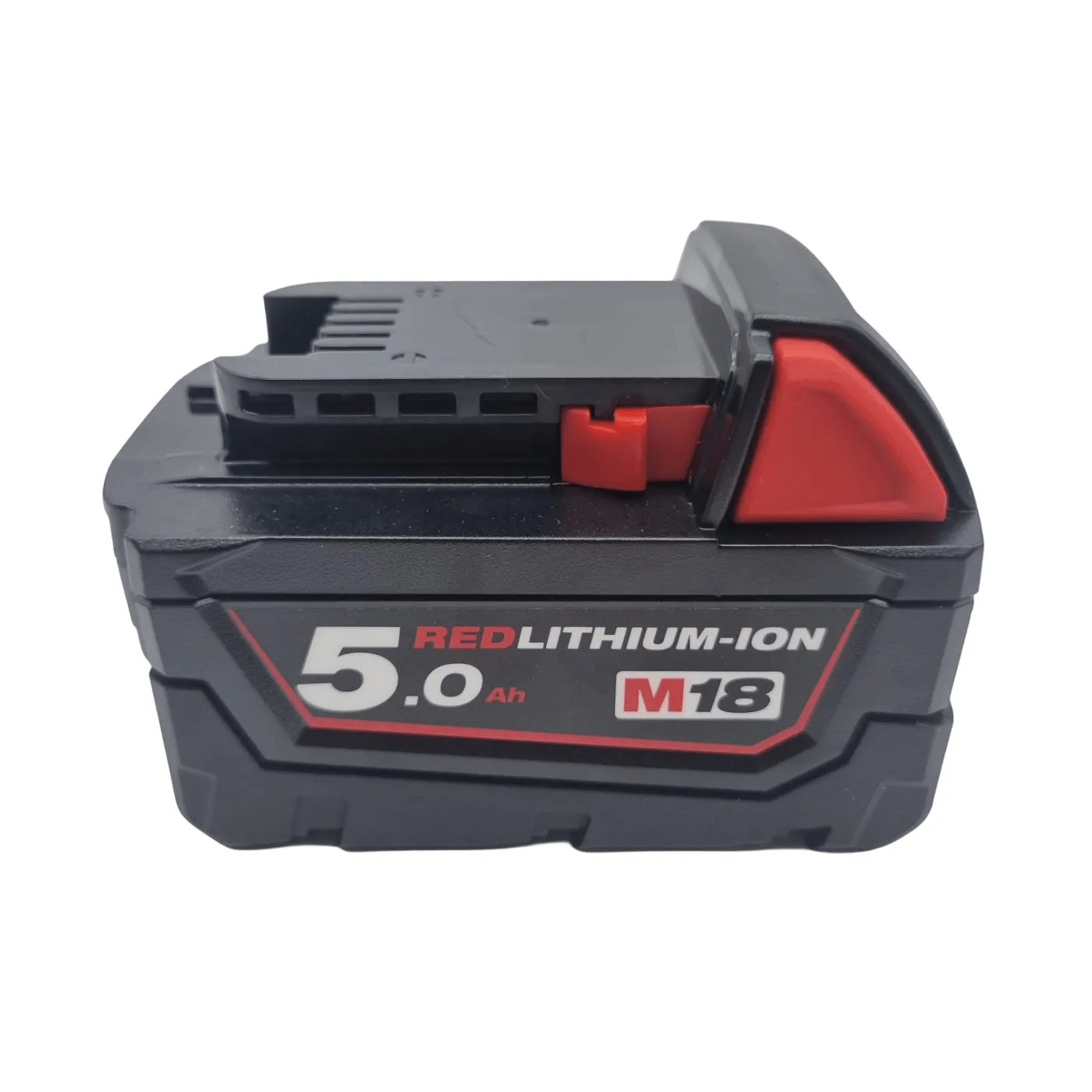 MILWAUKEE 18V 5.0Ah RED LITHIUM-ION Battery – M18B5 (As New)