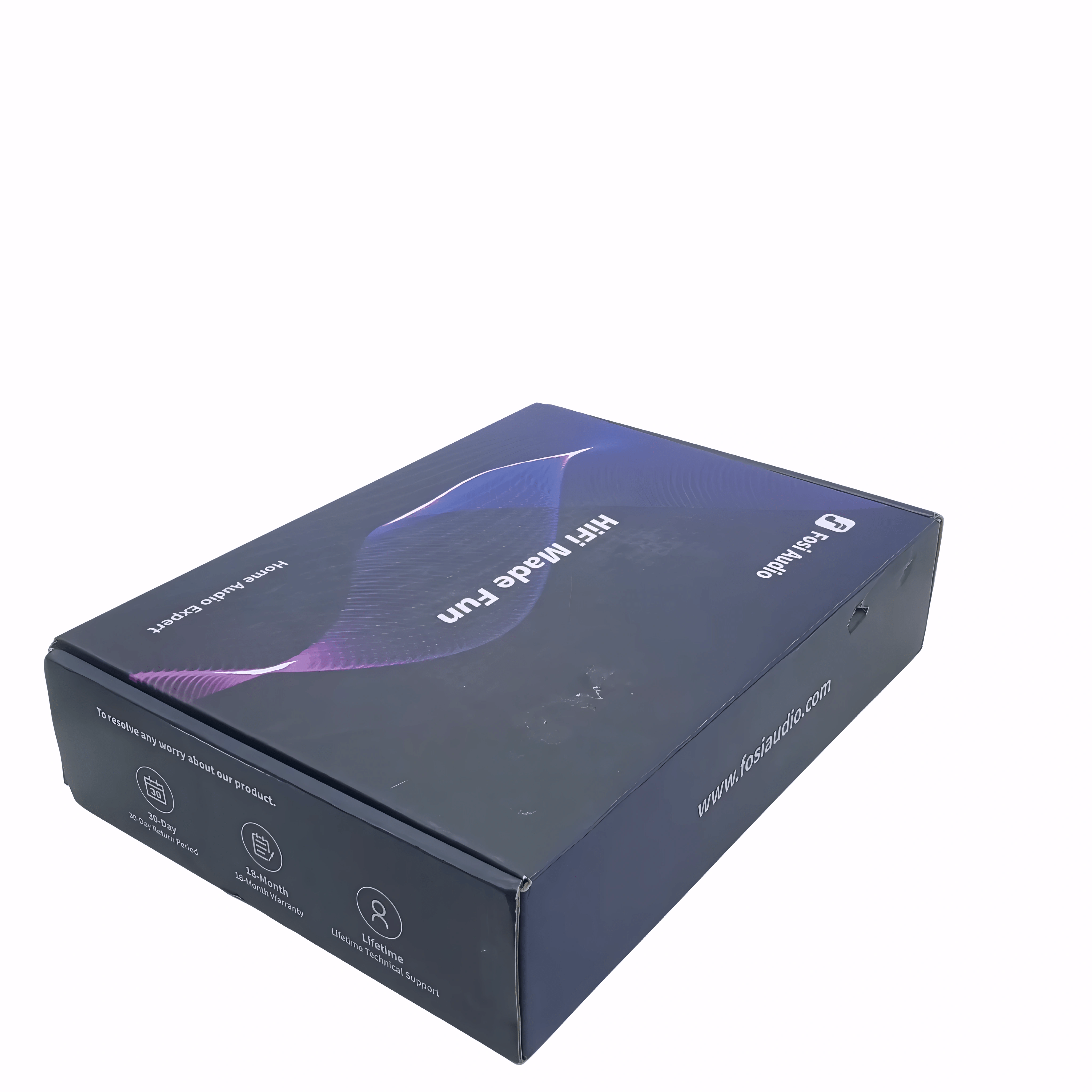 Fosi Audio AMP BOX X4 – 4-Channel Mini Power Amplifier with Box and Charger (WR 1344885)