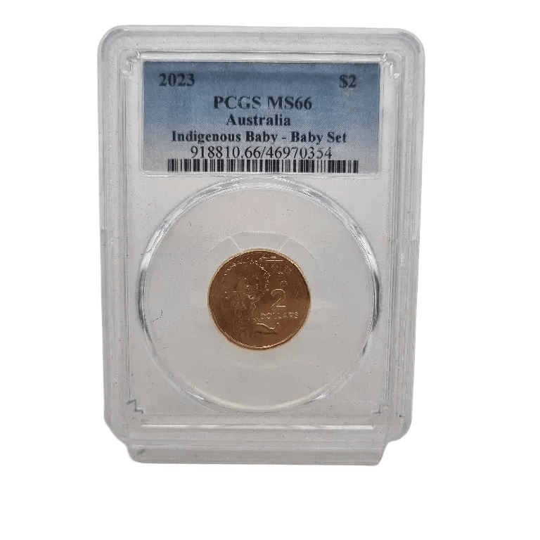 Royal Australian Mint: 2023 Indigenous Baby Set $2 Coin PCGS MS66