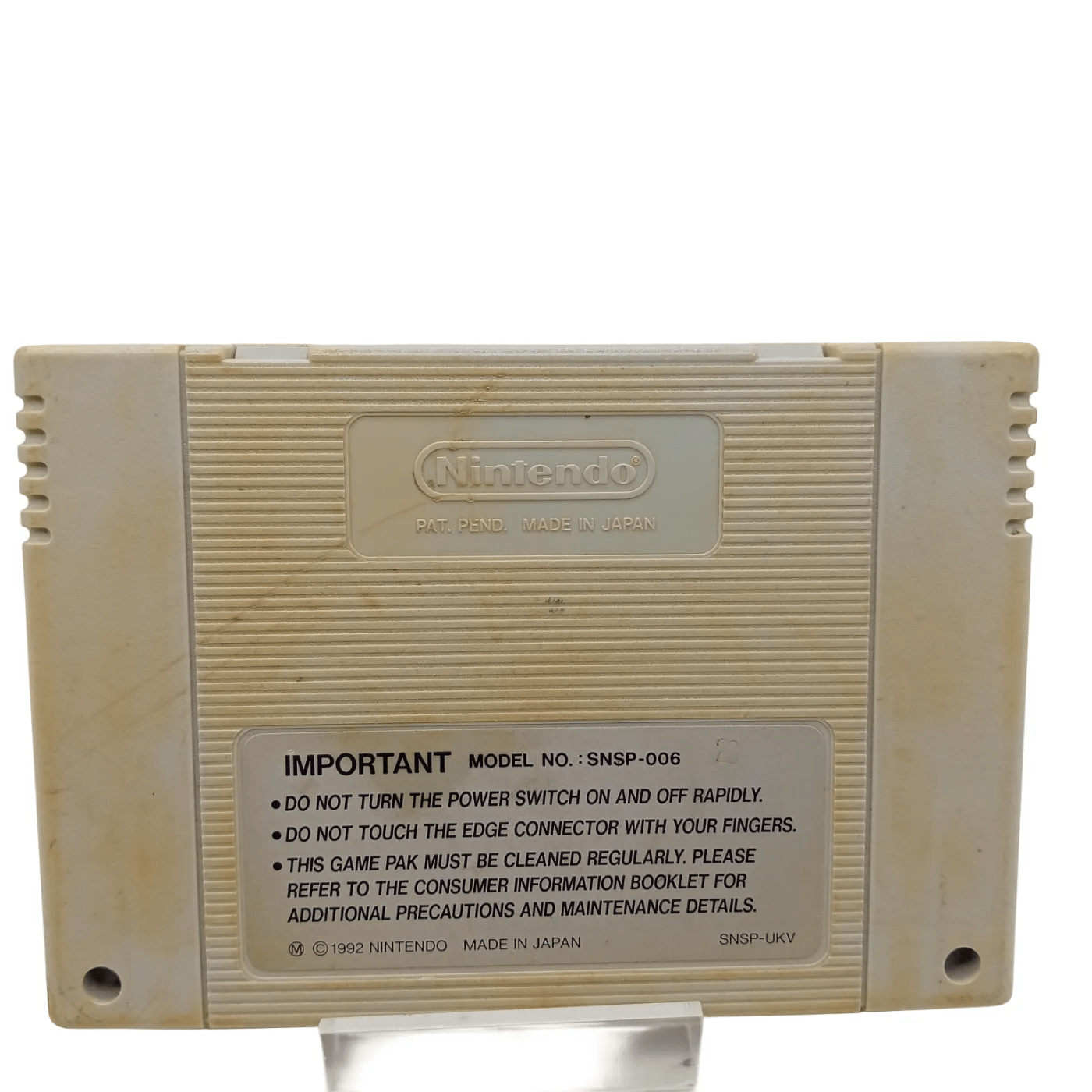 Cal Ripken Jr. Baseball – Super Nintendo Game (Grey Cartridge Only)   (WR 1349930)