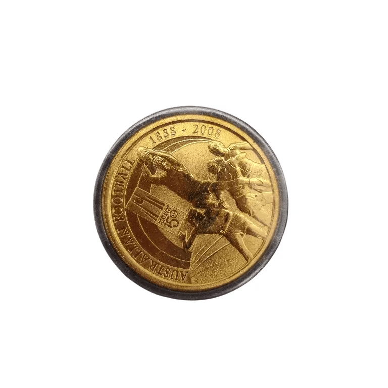 2008 $1 150 Years Australian Football Uncirculated Coin Royal Australian Mint