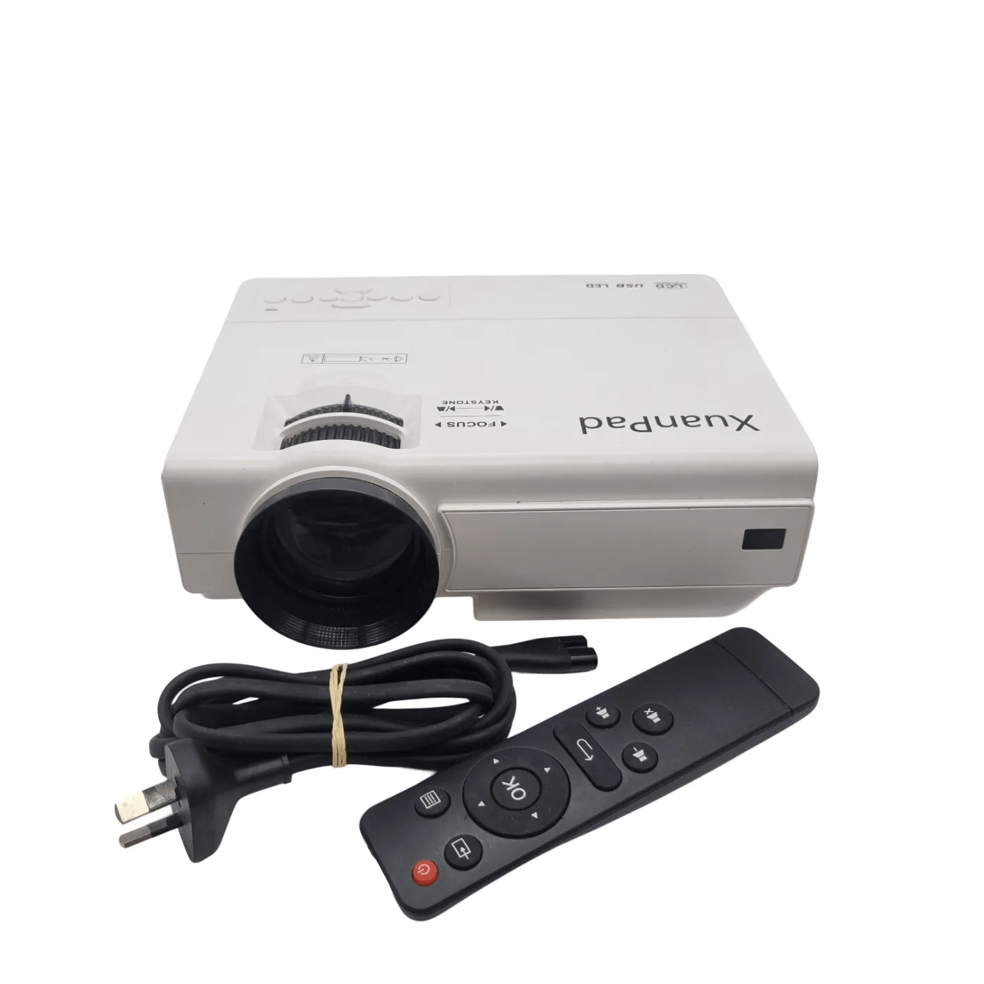 Xuanpad M8-F Mini Projector With Remote & Power Cable (WR)