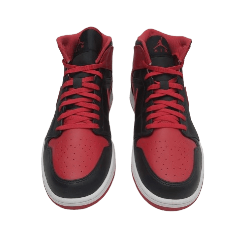 Nike Air Jordan 1 Mid – Size 13 Black Fire Red White (With Box) ‘Alternate Bred’