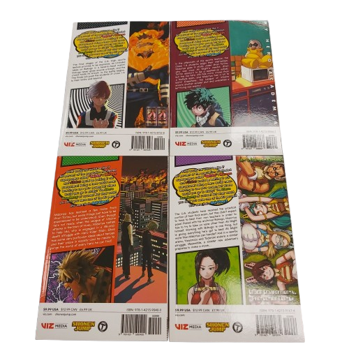 My Hero Academia Manga Series Volumes 1-16, Some Wear Shown In Photos (CP 1344706)