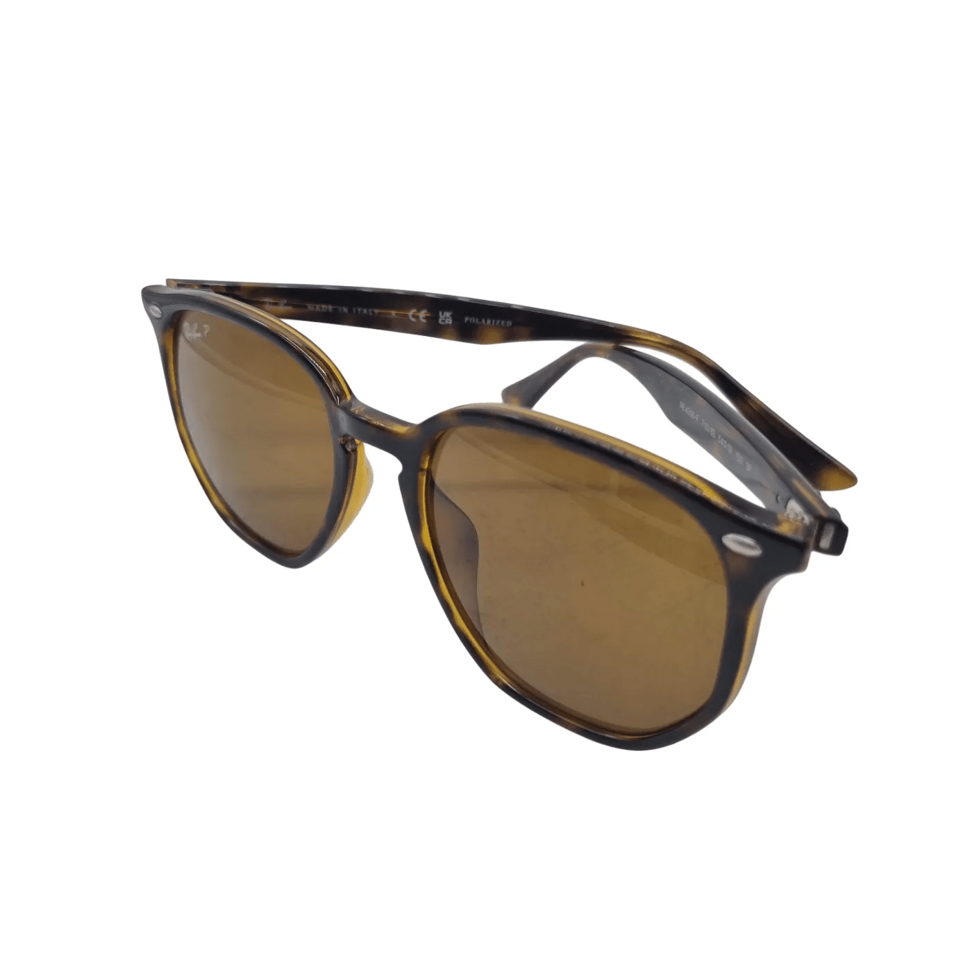 RAY-BAN SUNGLASSES RB4306-F – BROWN/BLACK + CASE + CLOTH  (WR)