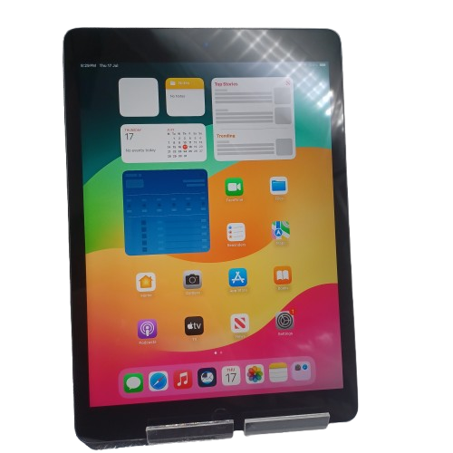 Apple iPad MK2K3X/A (A2602) 9th Generation, Space Grey. 64GB Storage, WIFI Only Model, Excellent Condition, With Green Folio Cover No Charger (LE 1347734)