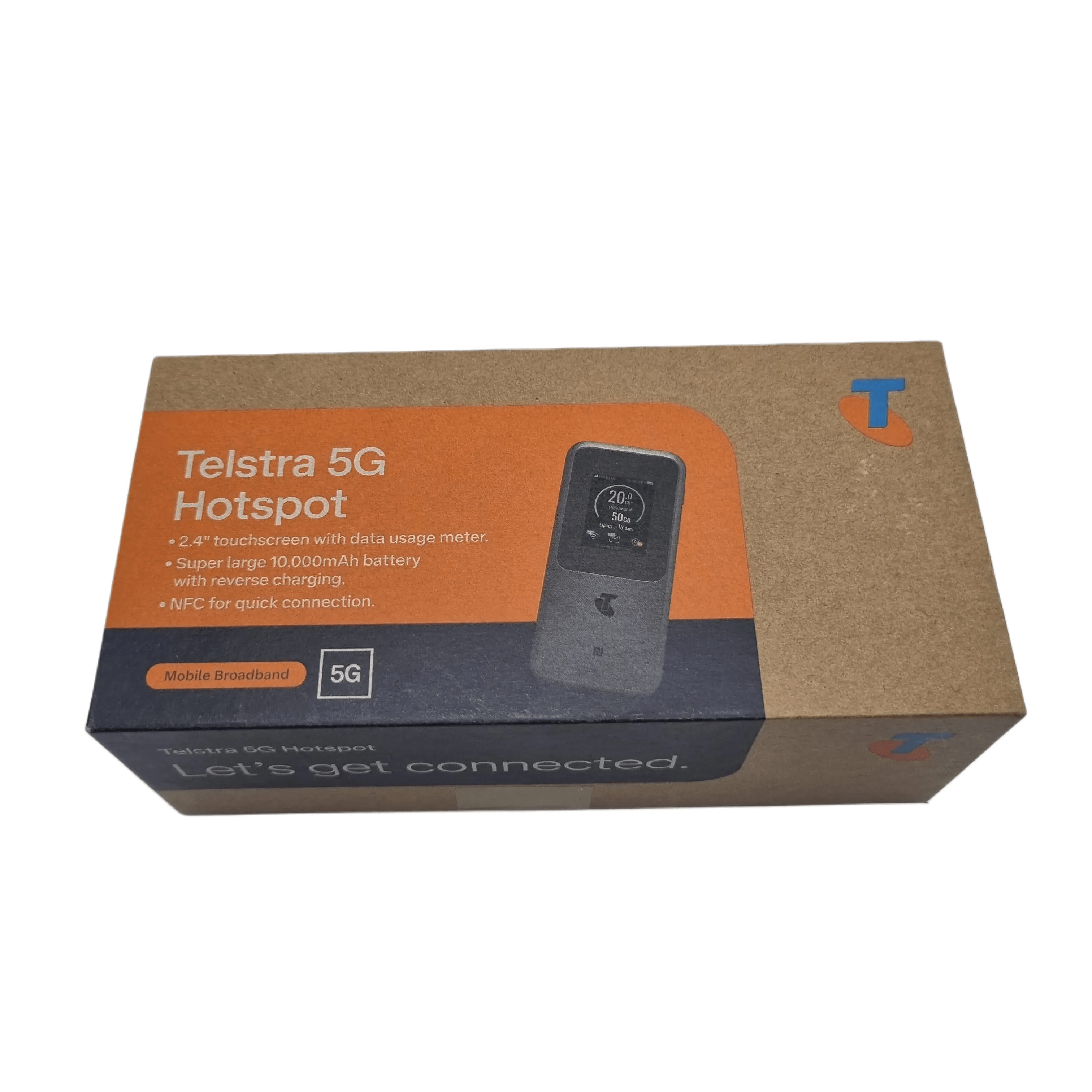 Telstra 5G Hotspot Modem MU5120 with the Box