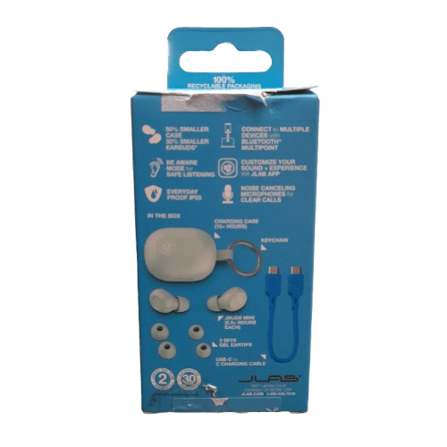 JLab JBuds Mini True Wireless Earbuds – Light Blue