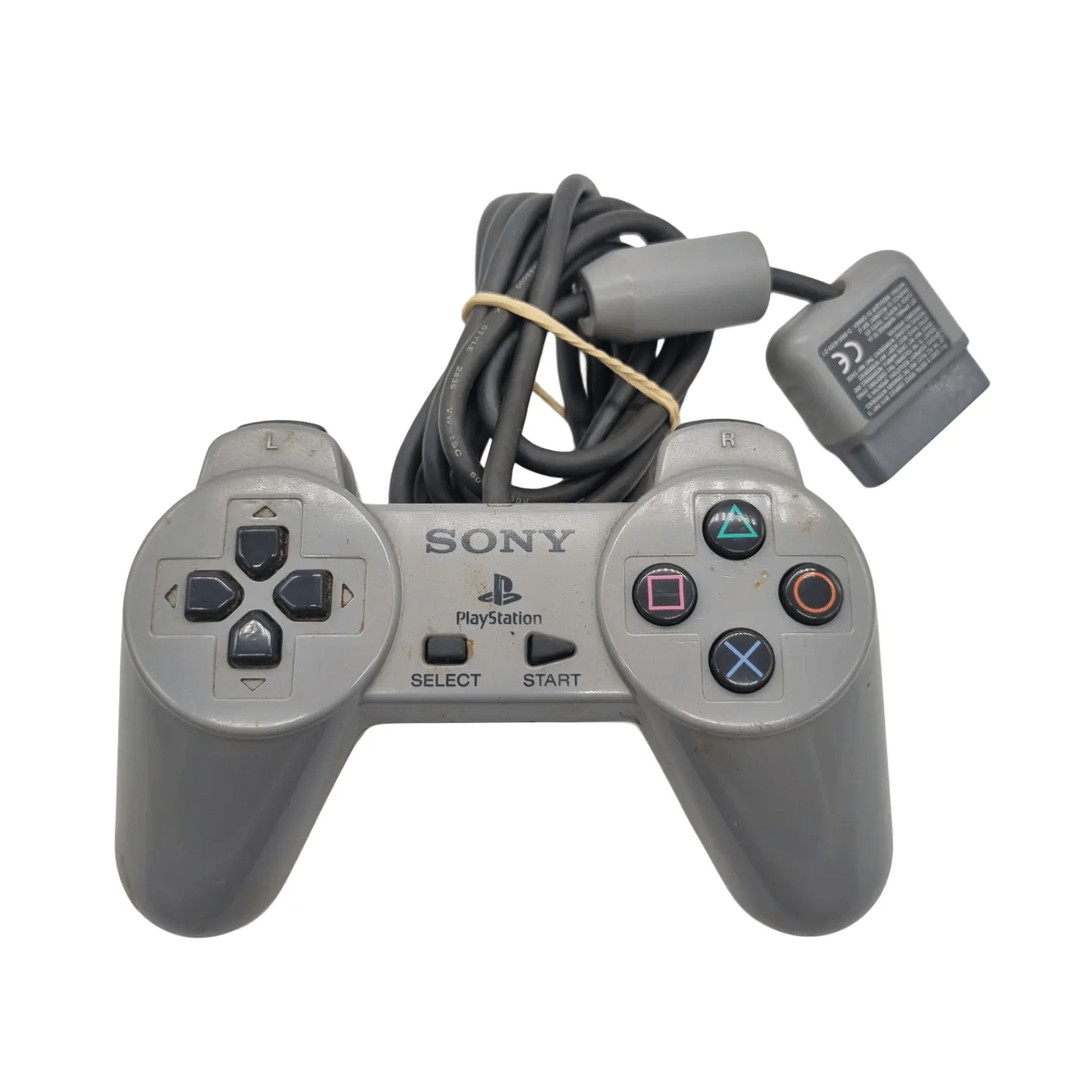Sony PlayStation 1 Controller – Grey (Original Model) (WR 1346825)