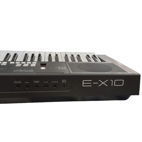 Roland E-X10 61 Key Portable Arranger Keyboard, Black, Excellent Condition, With Power Adaptor (CP 1346487)