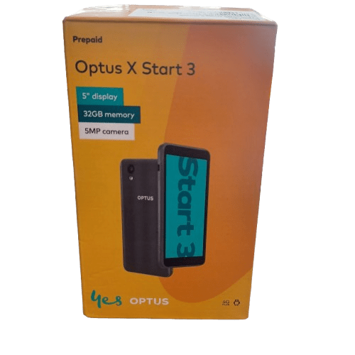 Optus X Start 3 Android Mobile Phone, Optus Locked, 32GB Storage, Excellent Condition, With Box + Charger