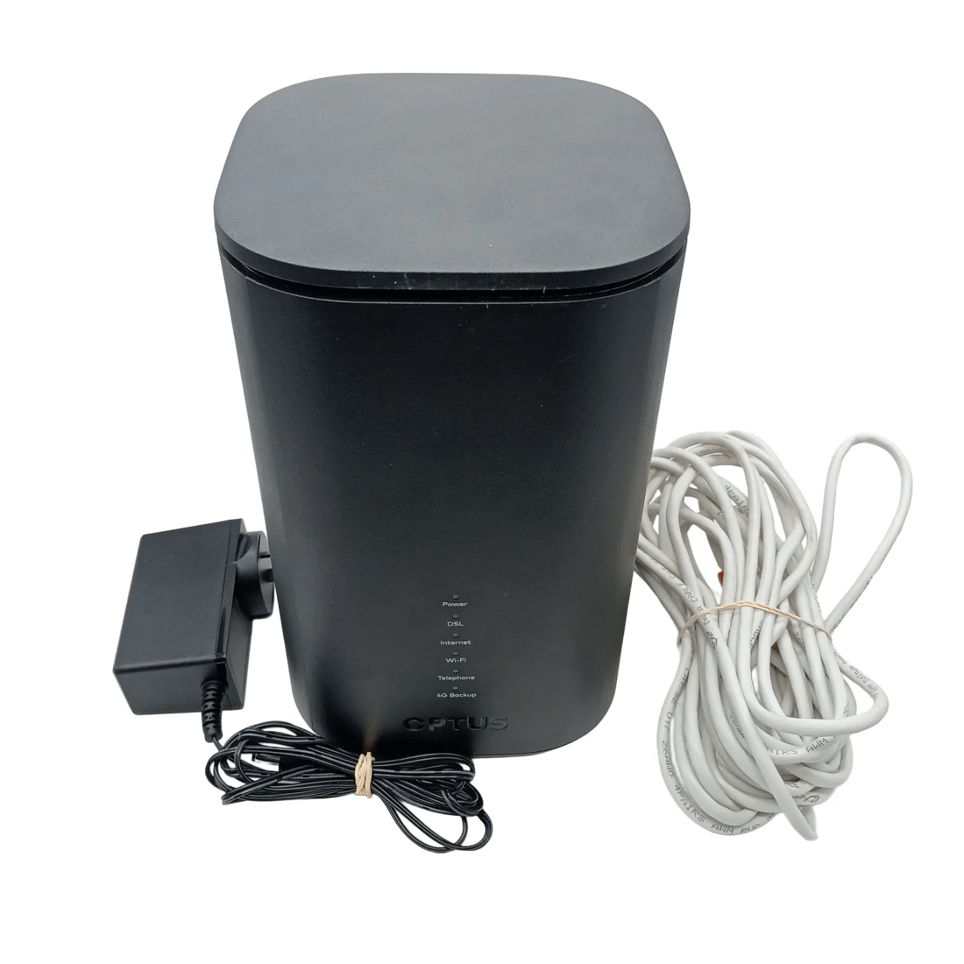 OPTUS SAGEMCOM MODEM GATEWAY F@ST 5393 LT BLACK + CORDS + POWER   (WR 1348570)