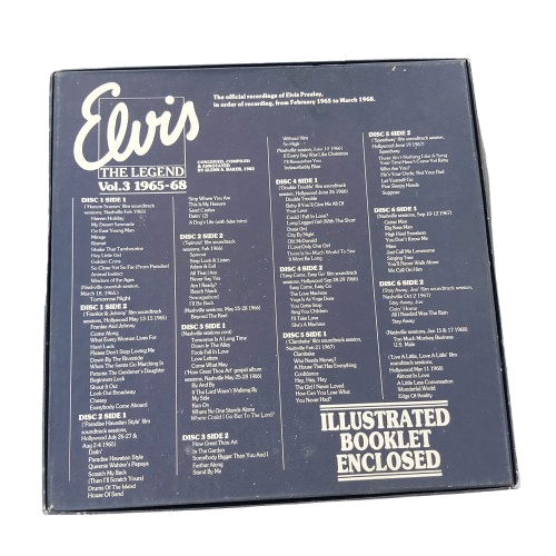 Rca Victor Vinyl Album Elvis The Legend 1965-1968 Violume 3, 6 Records