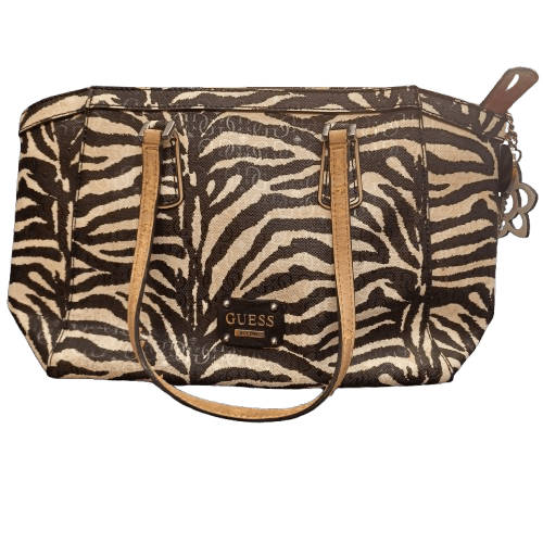 Ladies Guess SZ503533 Tote Bag, Zebra Print, Wear To Straps/Accents (WR 1344862)