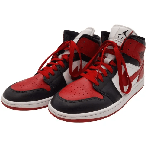 Air Jordan 1 Mid “Alternate Bred Toe” Sneakers – US Men’s Size 10