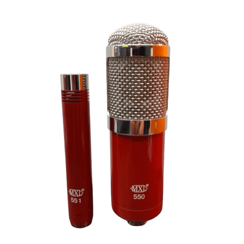 MXL 550 / 551R Condenser Microphone Ensemble In Black Case (MR 1344928)