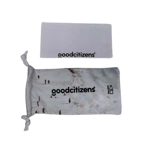 Goodcitizens Clovelly Aqua Sunglasses with Soft Case