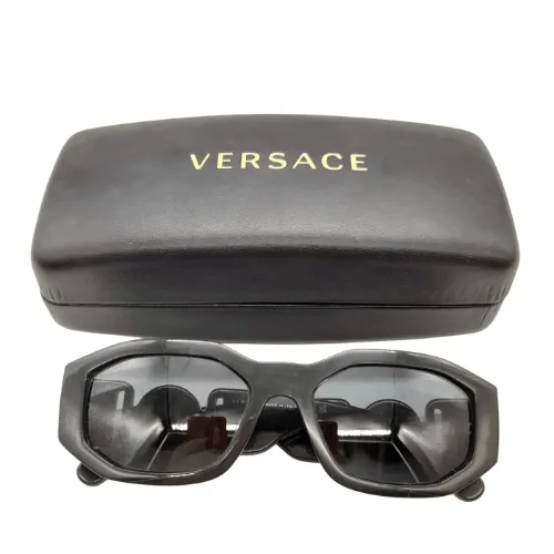 Versace 4361 Medusa Biggie Sunglasses – Gold/Black with Hard Case