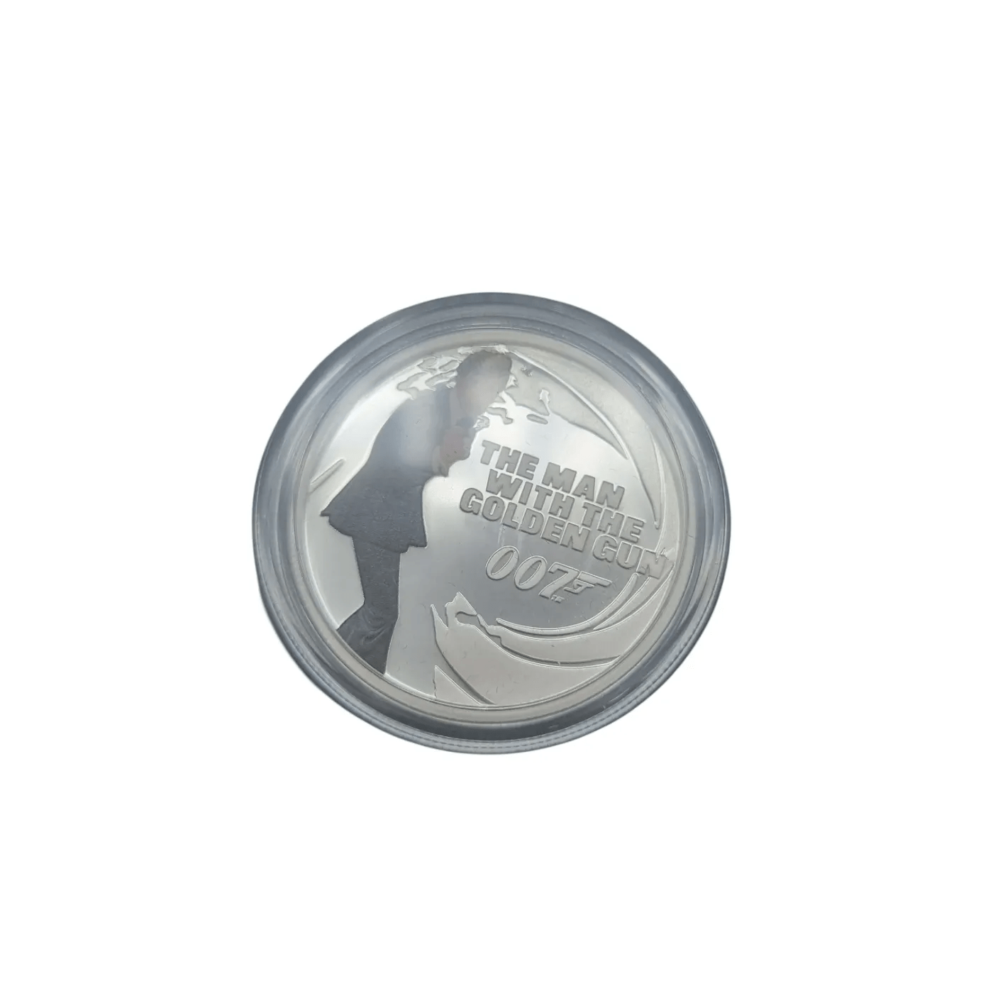 The Man with the Golden Gun 1/2 oz Silver Proof Coloured Coin – Perth Mint Australia – James Bond 007 Collector’s Item