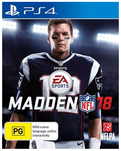 Madden 18 Playstation 4 Game Good Condition No Manual (CP)