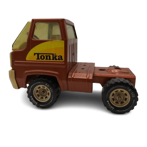 Vintage Tonka XR-101 Pressed Steel Semi Truck, Cab Only, 1970’s Era, Wear + Tear As Shown In Photos (WR 1348456)