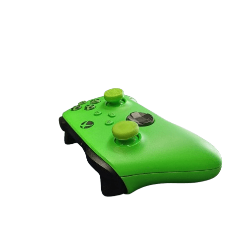 Xbox Wireless Controller Velocity Green Hello from Seattle (lel)