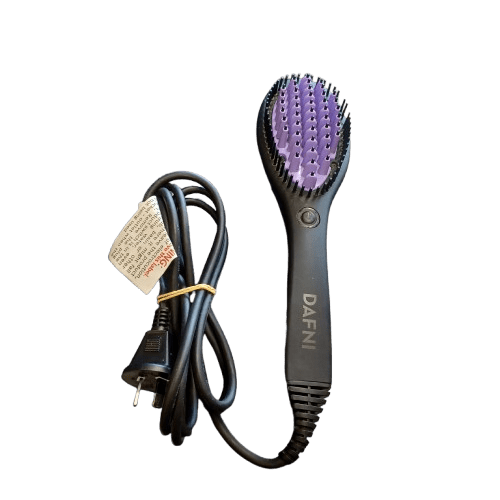 Dafni Hair Straightening Brush Dh1.0a Black And Purple