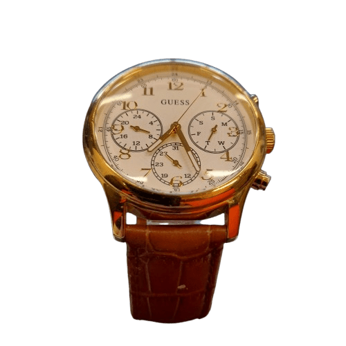 Guess Gents Taylor Multi-Dial Leather Strap Watch – Model W1017L2 (GE 1344937)