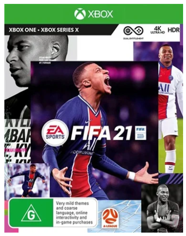 FIFA 21 XBox One/Xbox Series X Game – Very Good Condition  With Manual
