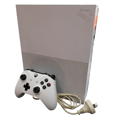 Microsoft Xbox One S with Power Cord and Controller