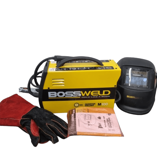 Bossweld Welder M100 + Gloves + Helmet (WR 1346732)