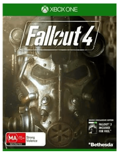 Microsoft XBOX One Game, Fallout 4, Very Good Condition, Slight Crack In Case, No Manual