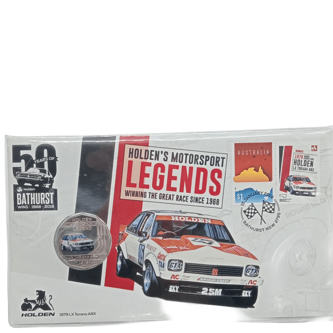 2018 Holden LX Torana A9X 50c Coin – Australia Post Packaging   (WR 13407210)