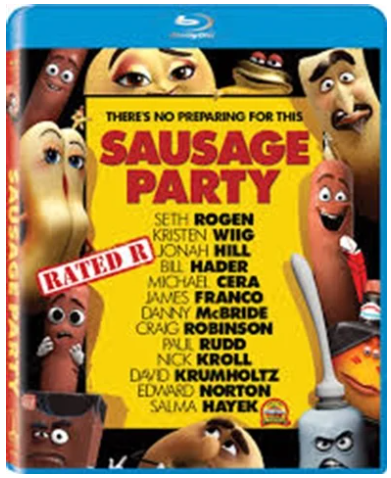 Sausage Party Blu Ray + Digital Ultraviolet Movie – Very Good Condition