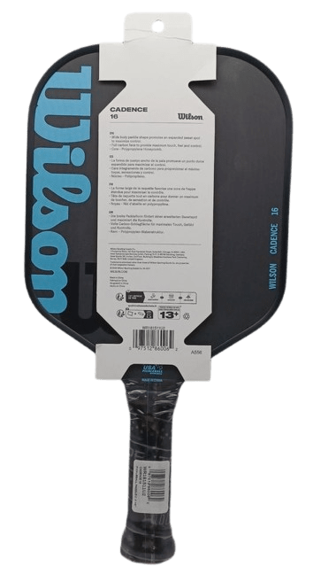Wilson Cadence Pickleball Paddle, Blue/Black, 16mm Size