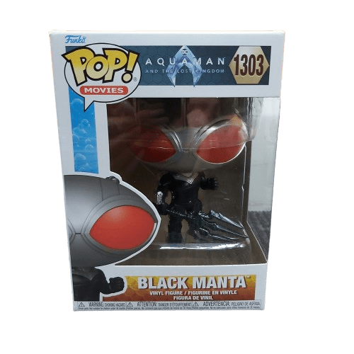 Funko Pop Black Manta From Aquaman Number 1303 Good Condition (CP1344582)