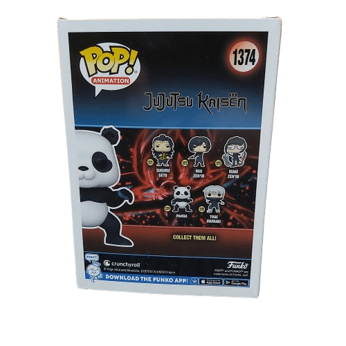Funko Pop Panda Jujusti kaisen Number 1374 Flocked Good Condition (WR 1344605)