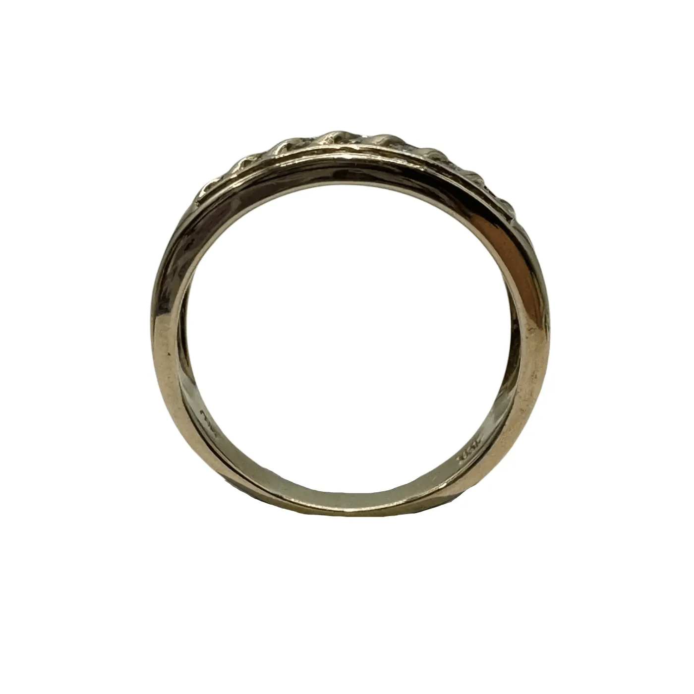 Ladies 10ct Yellow Gold 38 Stone Diamond Ring 0.50ct TDW Q 1/2 8 1/2 with Valuation – WL