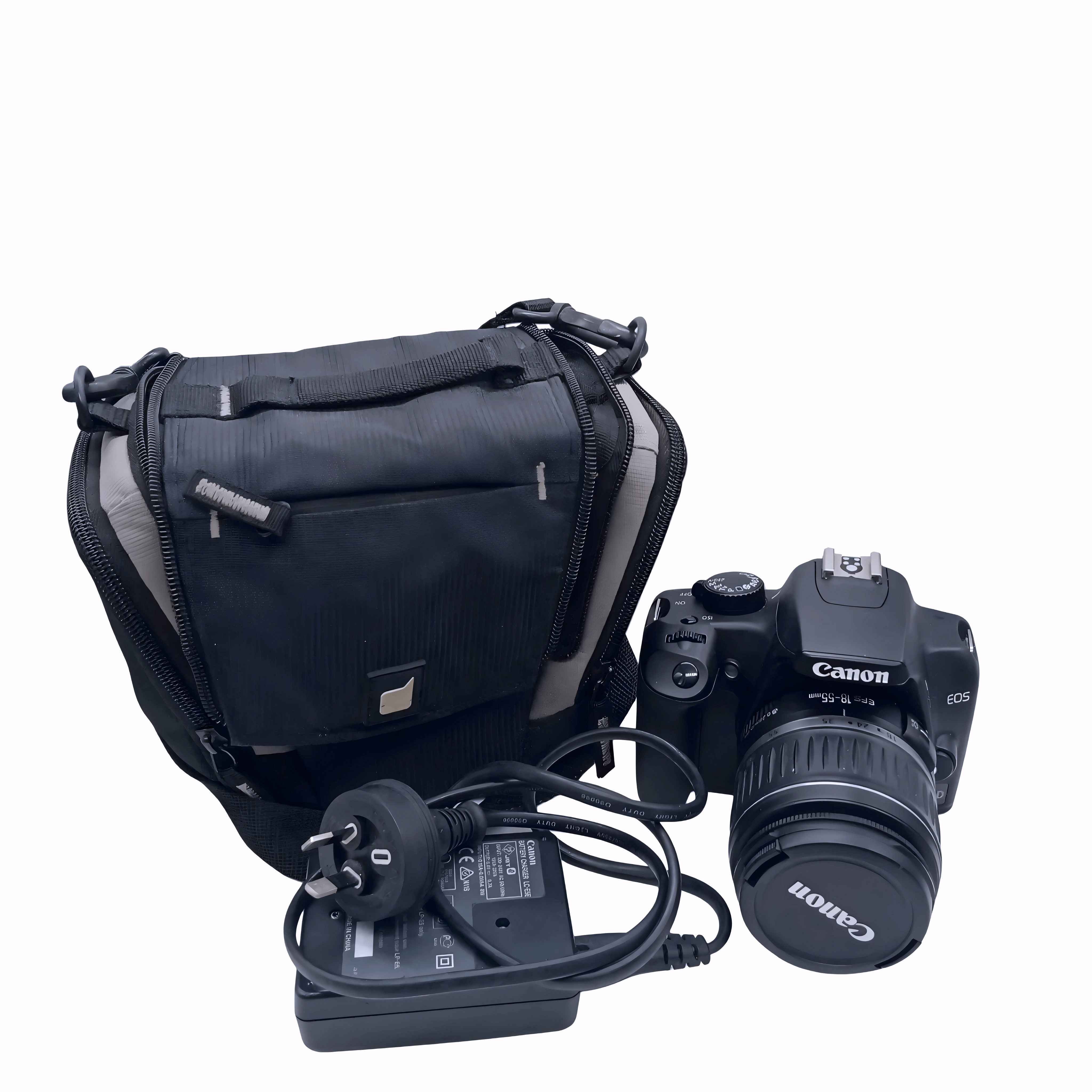 The Canon EOS Rebel XS (Model DS126191) +CASE+LENS+BATTERY+CHARGER  (WR 1345122)