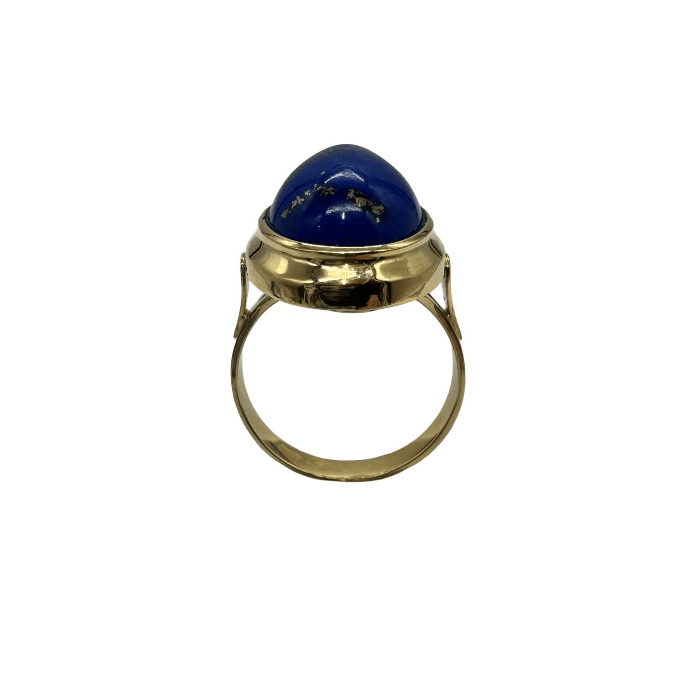 Ladies 18ct Yellow Gold Single Lapis Lazuli Ring O 1/2 7 1/2 with Valuation – WL 1317072