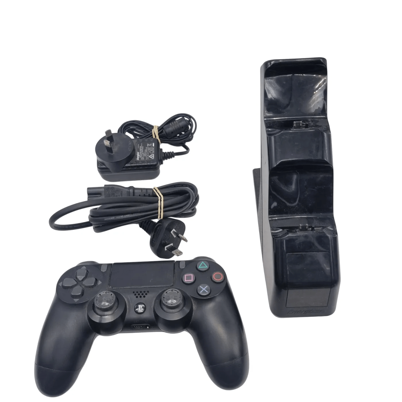 Sony Playstation 4Game Console CUH-1102A 500GB + Controller + Charging Stand *Missing Joy-Con Rubber* (WR1355104)